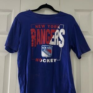 NHL New York Rangers Blue Short Sleeve Tee